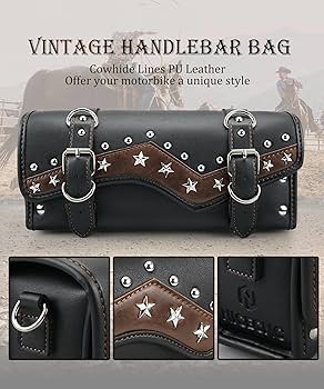 Amazon.co.jp: オートバイ用フロントバッグ Pu レザー